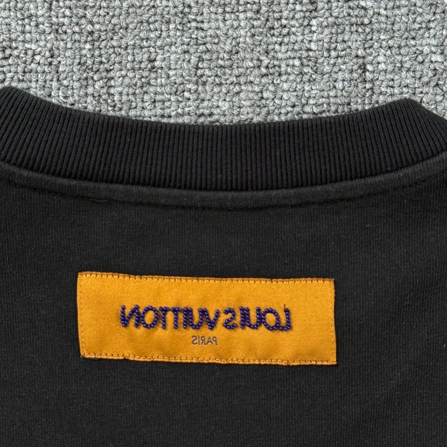 Pharrell LV Black Pharrell Beaded Short Sleeve Size US S / EU 44-46 / 1 - 8 Thumbnail