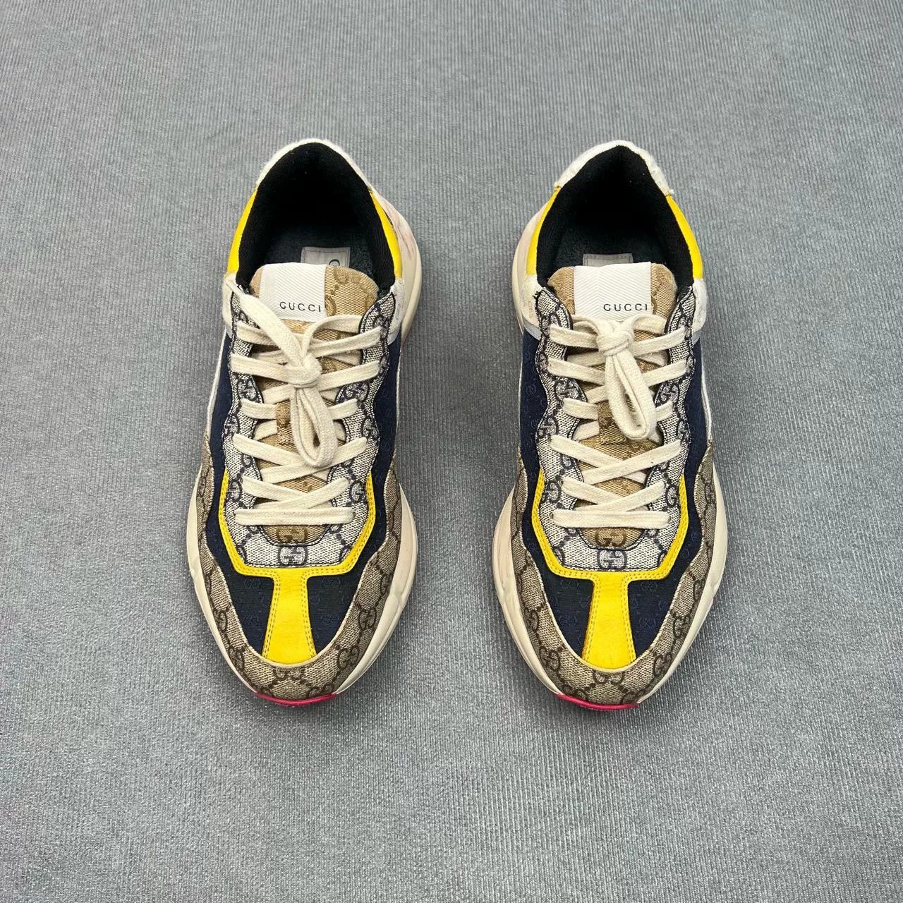 Gucci Gucci Rhyton GG Monogram Chunky Sneakers Size US 10 / EU 43 - 2 Thumbnail