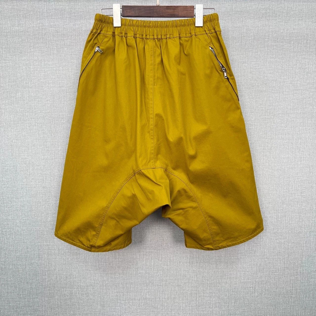 Rick Owens Rick Owens 22SS Yellow Cotton Shorts Size US 32 / EU 48 - 3 Thumbnail