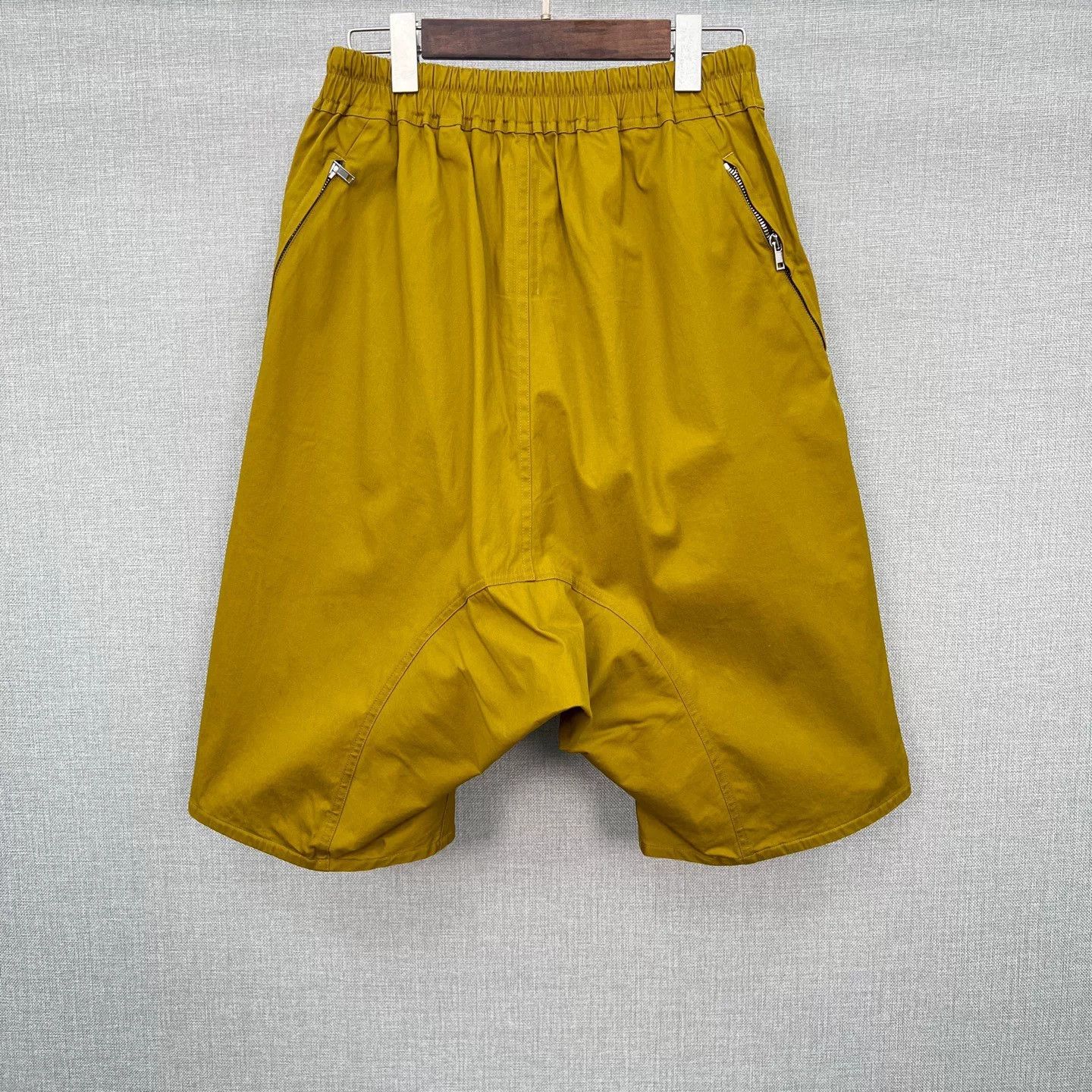 Rick Owens Rick Owens 22ss Yellow Cotton Drawstring Shorts Size US 32 / EU 48 - 3 Thumbnail