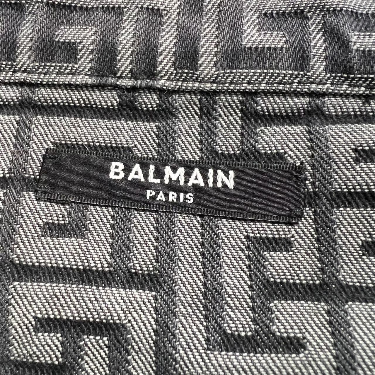 Balmain Balmain Checkered Logo Shirt Jacket Size US M / EU 48-50 / 2 - 5 Thumbnail