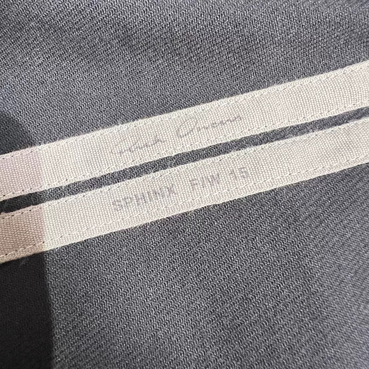 Rick Owens Rick Owens 15FW Black Drawstring Cropped Pants Size US 34 / EU 50 - 4 Thumbnail