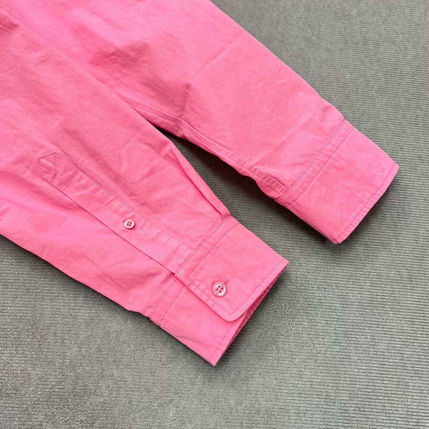 Balenciaga Balenciaga Pink Long Logo Print Shirt Size XS / US 0-2 / IT 36-38 - 4 Thumbnail