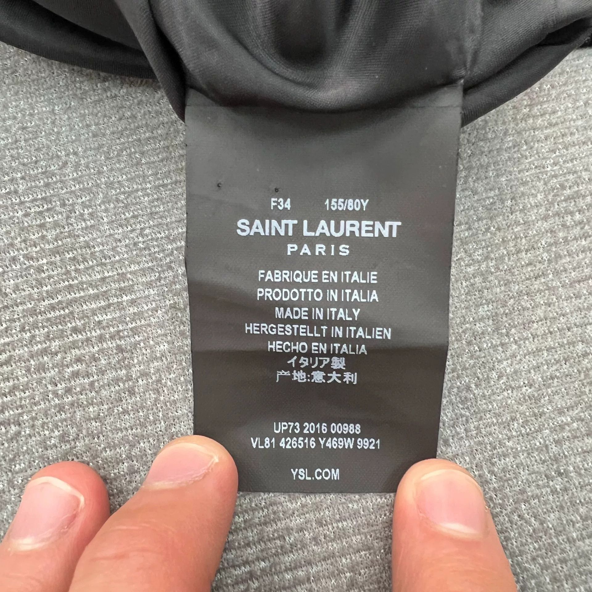 Saint Laurent Paris Saint Laurent Black Pink Silk Baseball Jacket Size XXS / US 00 / IT 34 - 6 Thumbnail