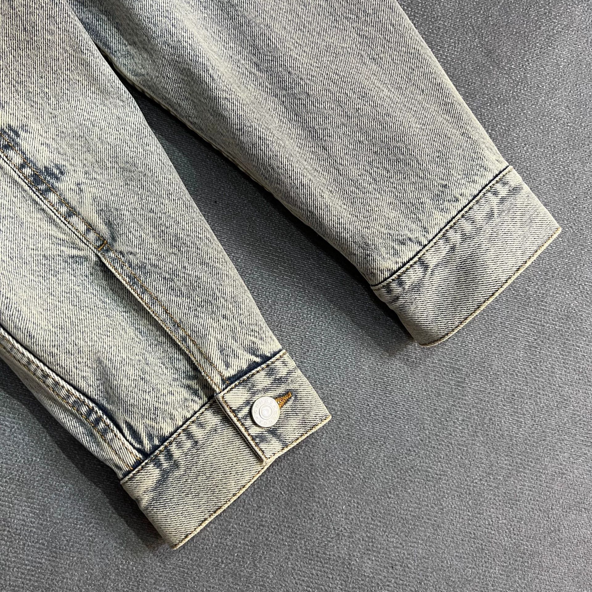 Gucci Gucci Diamond Embroidered Heart Skull Denim Jacket Size US S / EU 44-46 / 1 - 4 Thumbnail