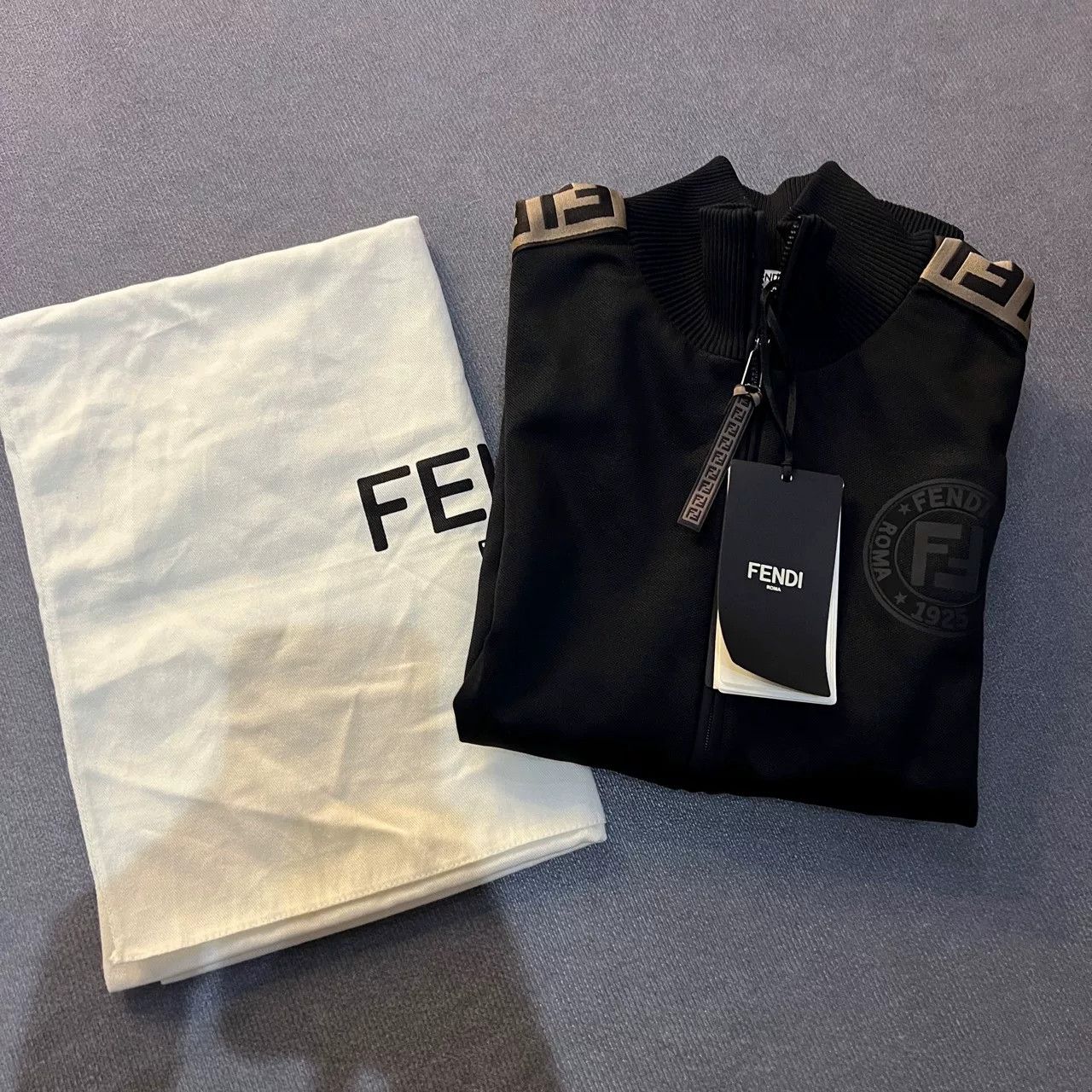 Fendi Fendi Black Logo Women's Jacket Size S / US 4 / IT 40 - 7 Thumbnail