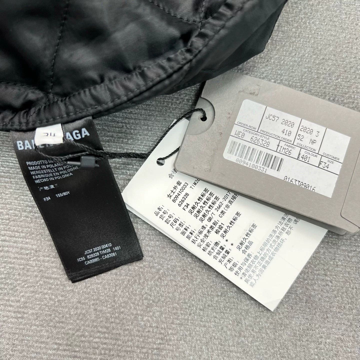 Balenciaga Balenciaga Black Pink Flannel Logo Plaid Shirt Jacket Size XXS / US 00 / IT 34 - 6 Thumbnail