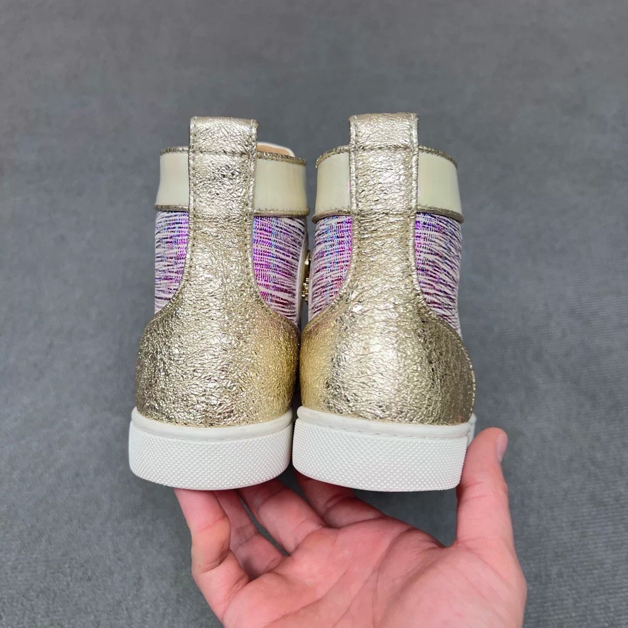 Christian Louboutin CL Christian Louboutin Gradient Stud Sneaker Size US 4.5 / IT 34.5 - 6 Thumbnail