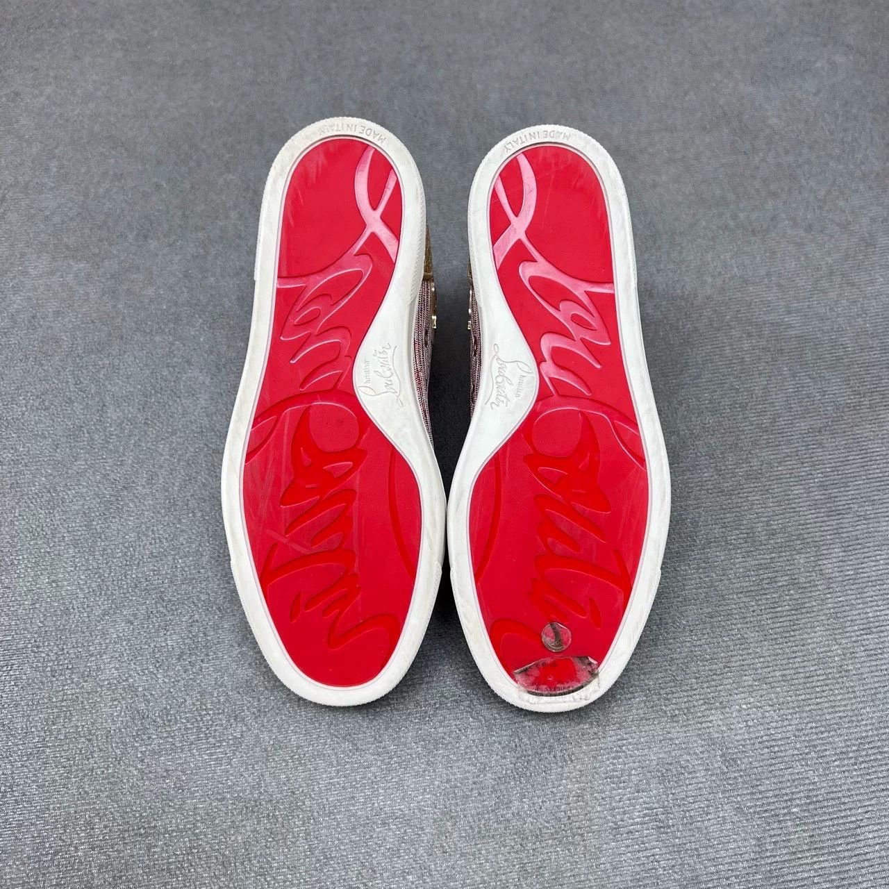 Christian Louboutin CL Christian Louboutin Gradient Stud Sneaker Size US 4.5 / IT 34.5 - 7 Thumbnail
