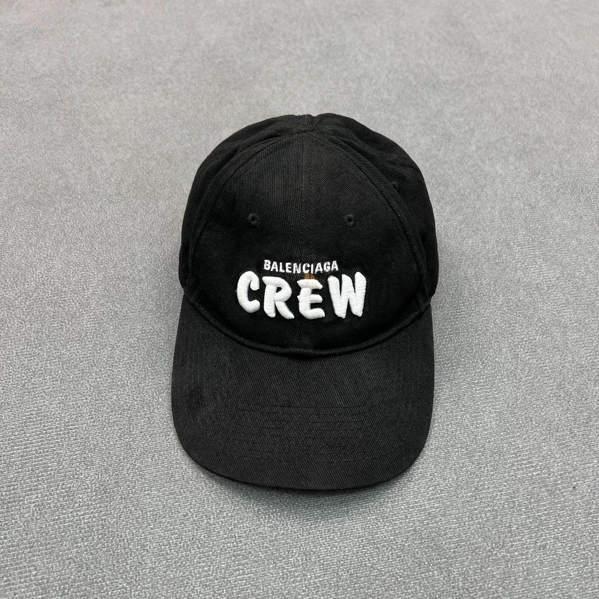 Balenciaga Balenciaga CREW Embroidered Logo Cap Size ONE SIZE - 2 Thumbnail