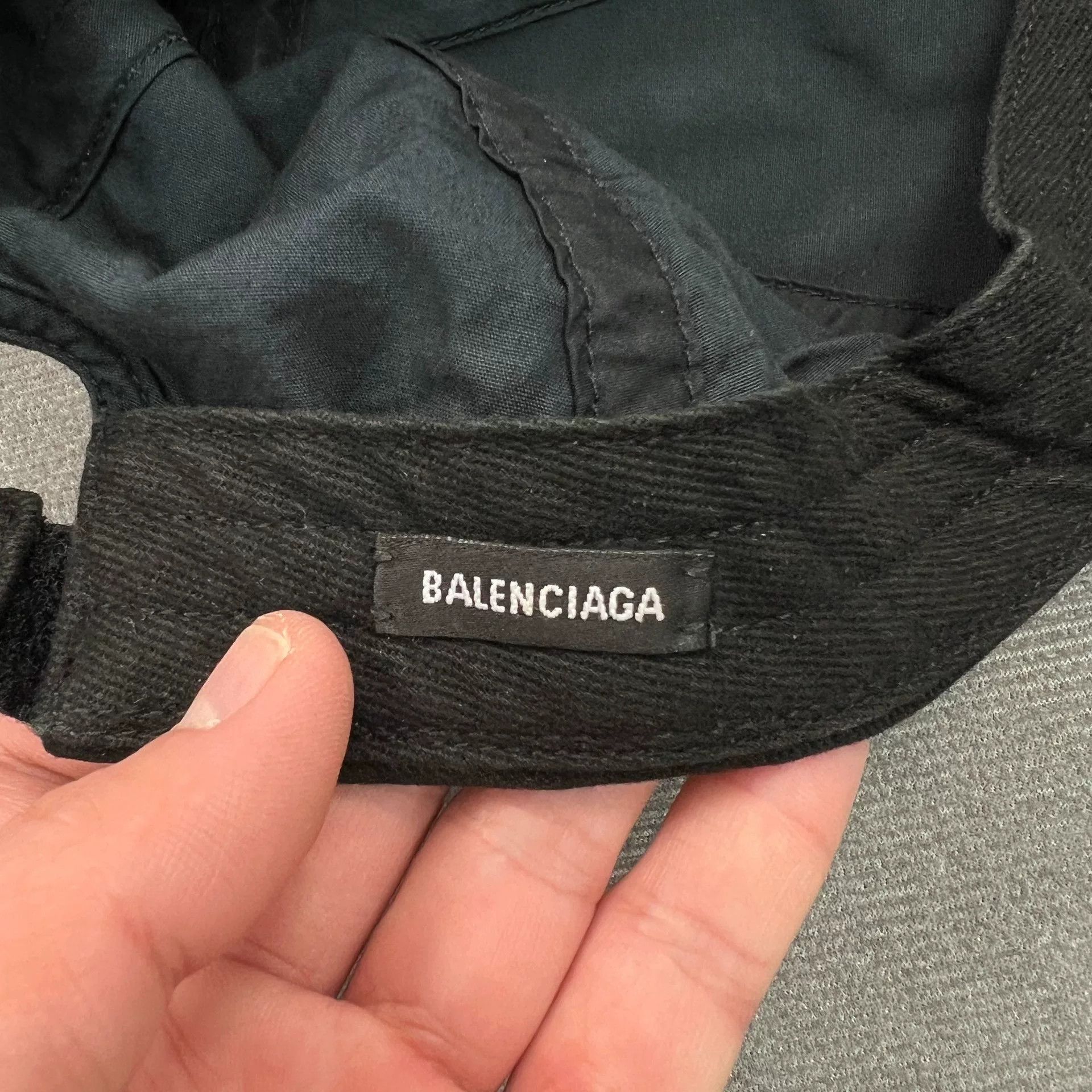 Balenciaga Balenciaga CREW Embroidered Logo Cap Size ONE SIZE - 7 Thumbnail