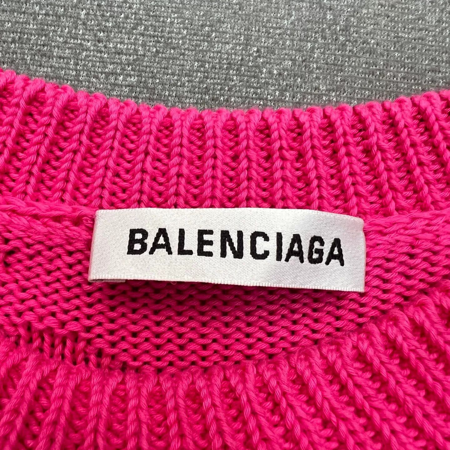 Balenciaga Balenciaga All-Over Logo Knit Sweater Size S / US 4 / IT 40 - 5 Thumbnail
