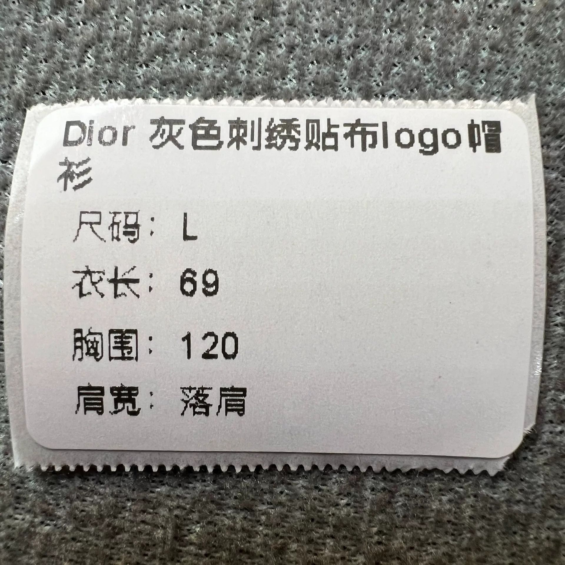 Dior Dior Embroidered Logo Hoodie Size US L / EU 52-54 / 3 - 7 Thumbnail