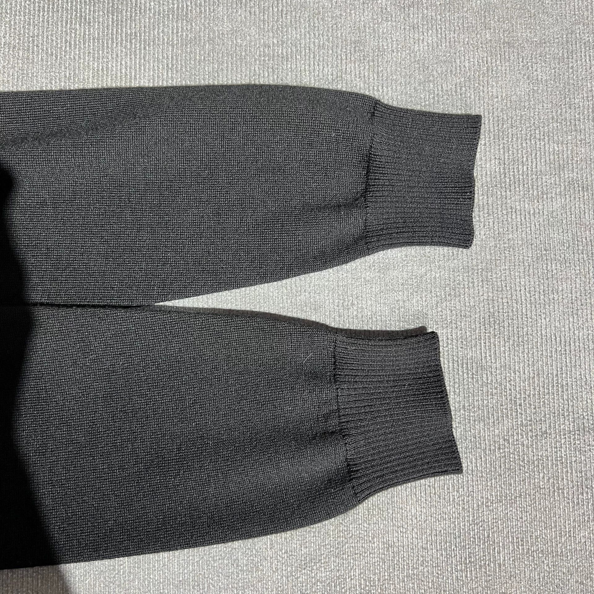 Fendi Fendi Black Collar Logo Wool Sweater Size US M / EU 48-50 / 2 - 5 Thumbnail
