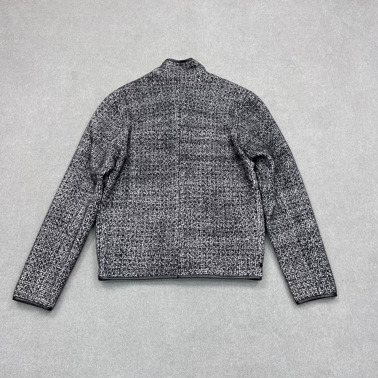 Bottega Veneta Bottega Veneta Dark Gray Houndstooth Men's Jacket Size US M / EU 48-50 / 2 - 2 Thumbnail