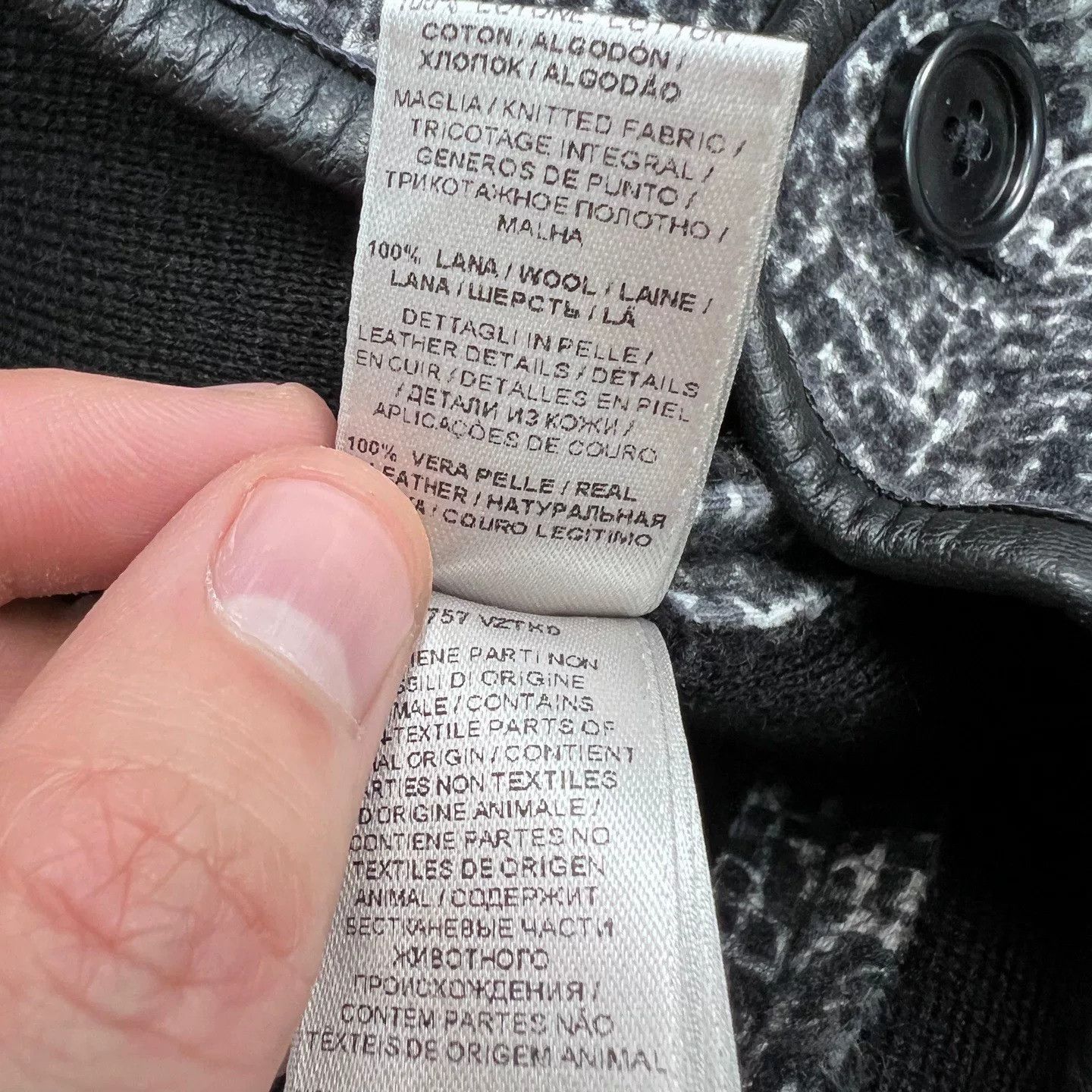 Bottega Veneta Bottega Veneta Dark Gray Houndstooth Men's Jacket Size US M / EU 48-50 / 2 - 8 Thumbnail