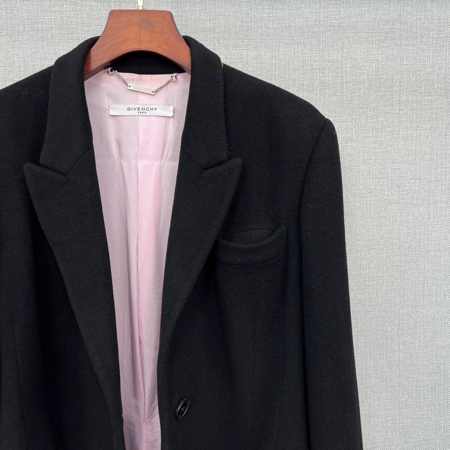 Givenchy Givenchy Black Wool Women's Coat Size M / US 6-8 / IT 42-44 - 3 Thumbnail