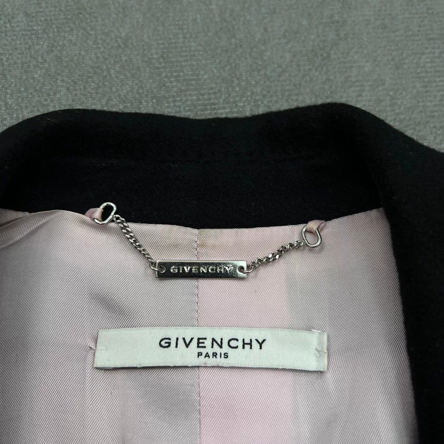 Givenchy Givenchy Black Wool Women's Coat Size M / US 6-8 / IT 42-44 - 7 Thumbnail