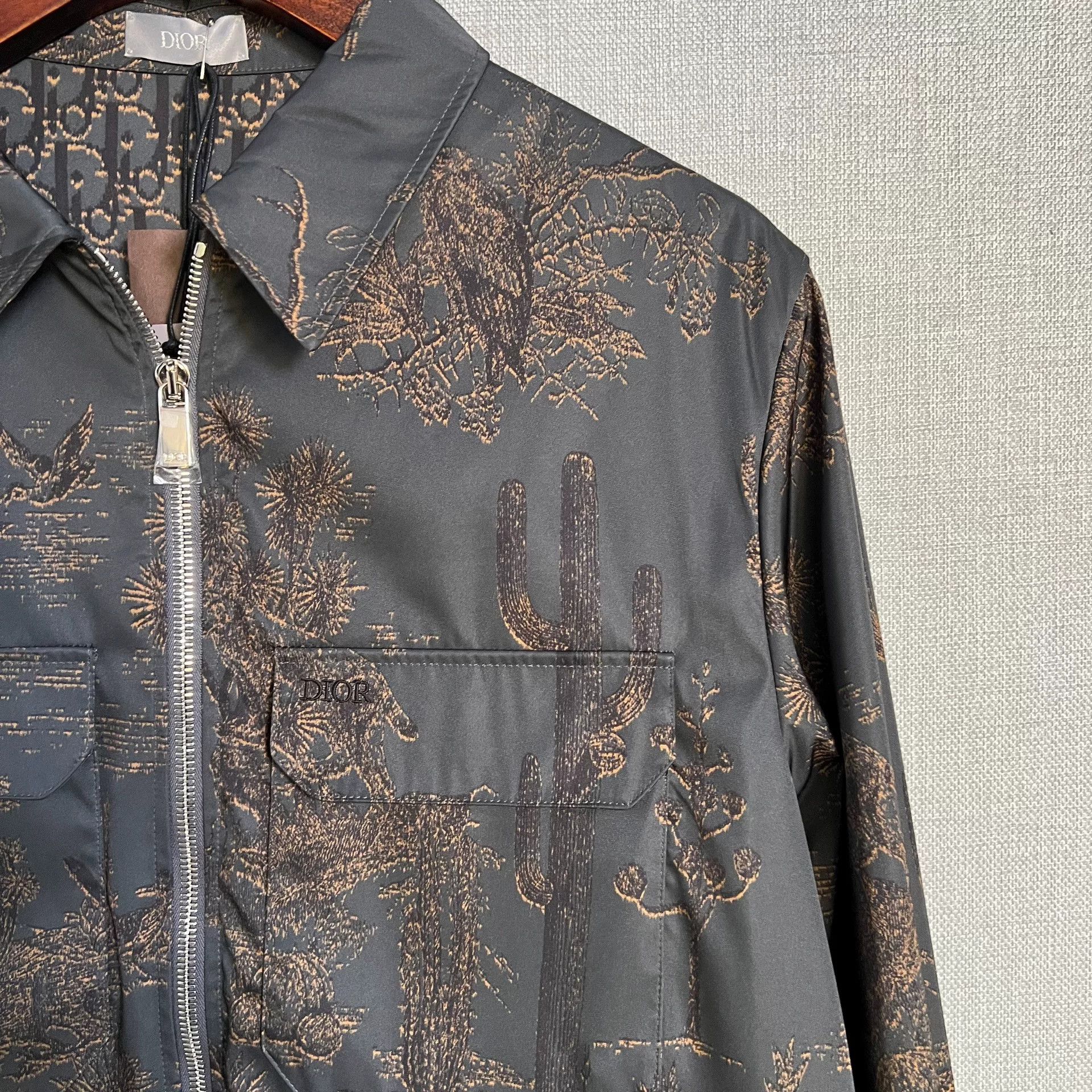 Dior Dior x Travis Scott Cactus Print Zip Jacket Size US M / EU 48-50 / 2 - 3 Thumbnail