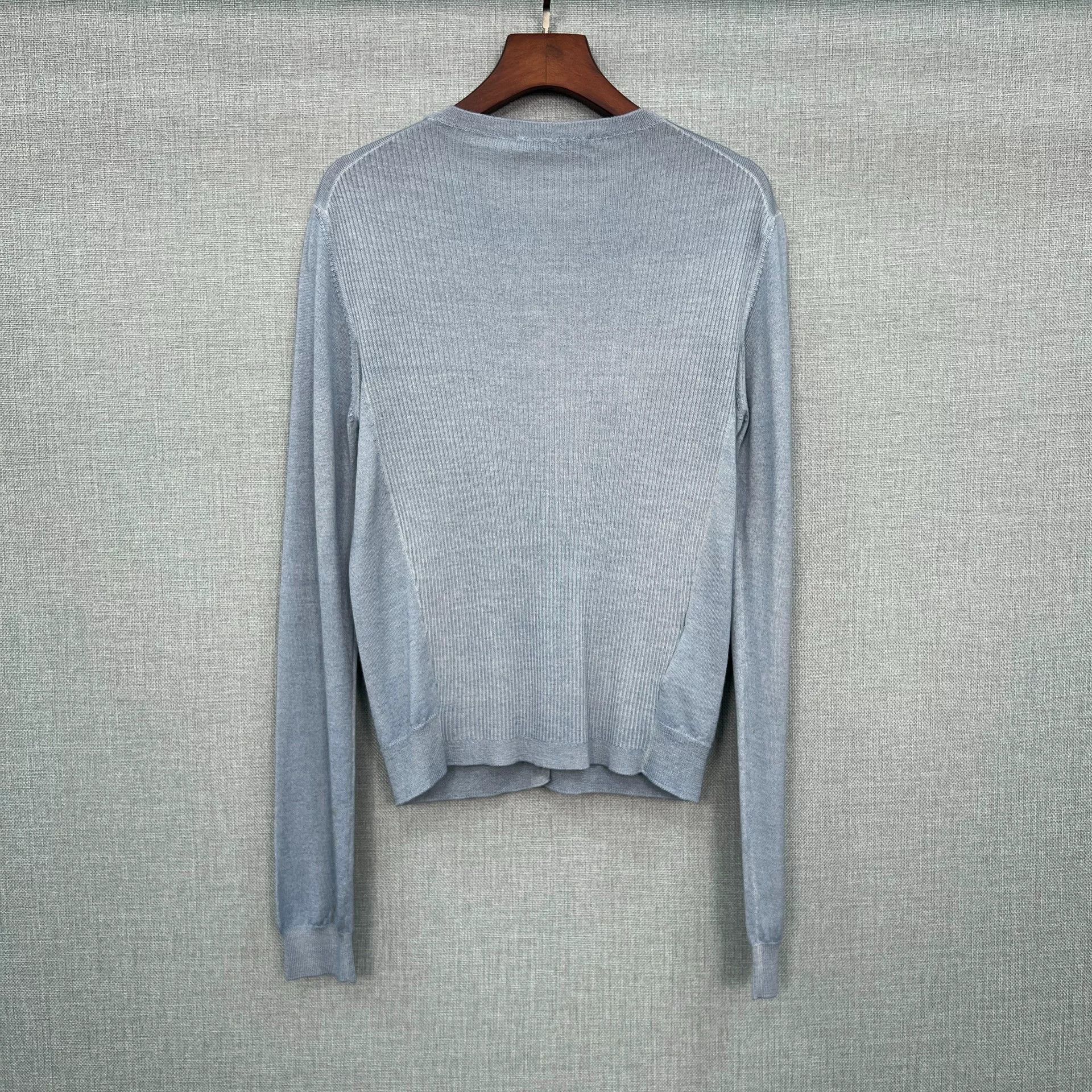 Prada Prada Haze Blue Pocket Knit Cardigan Size M / US 6-8 / IT 42-44 - 2 Thumbnail