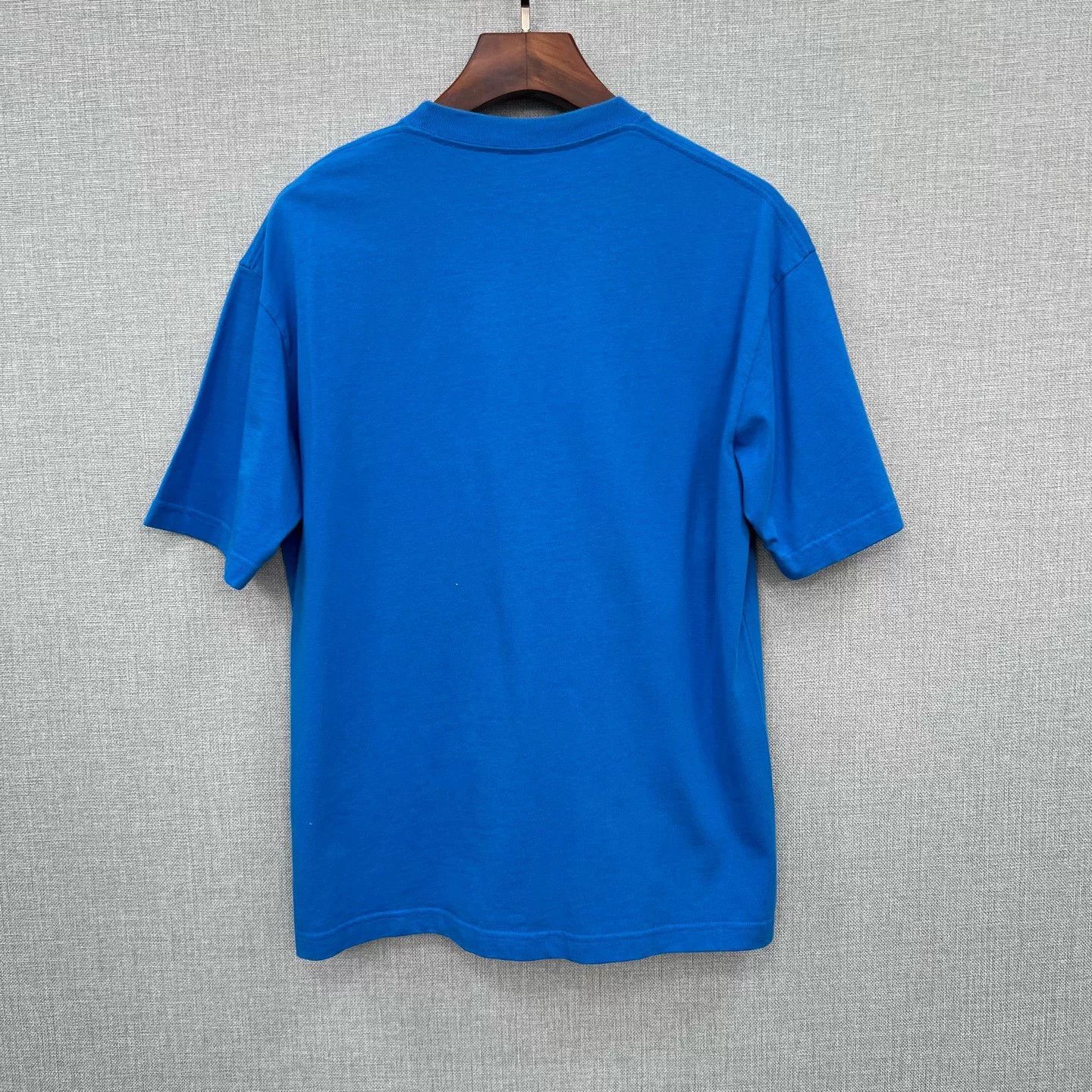 Balenciaga Balenciaga Blue Logo Print T-Shirt Size XXS / US 00 / IT 34 - 2 Thumbnail