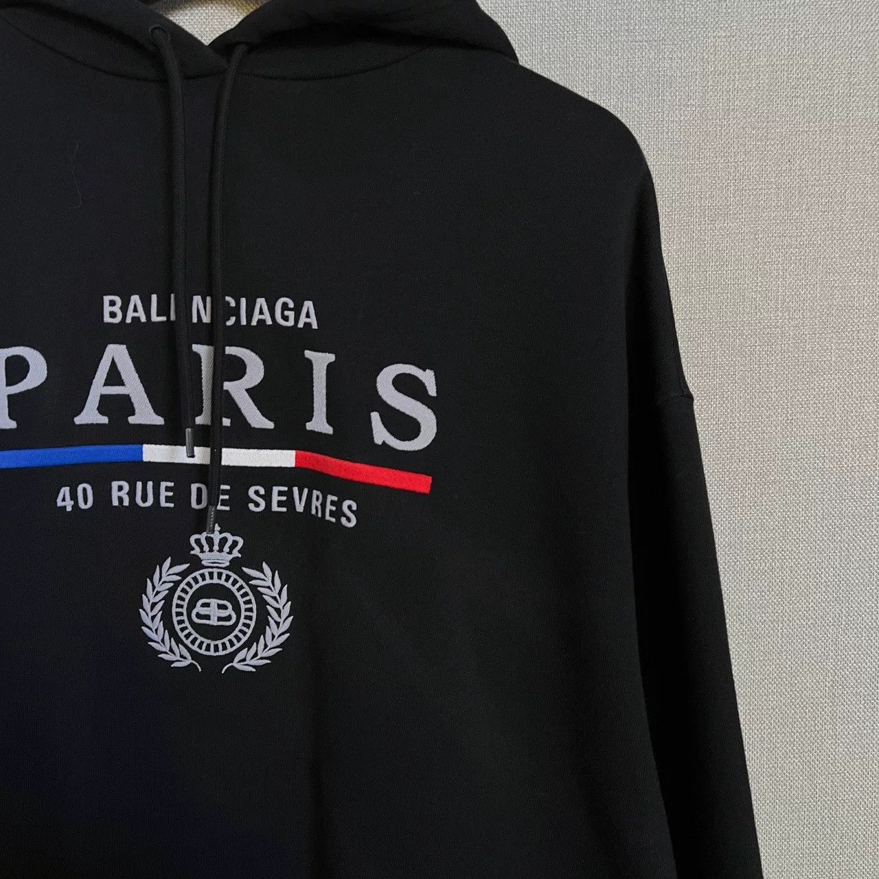 Balenciaga Balenciaga Black Crown Wheat Logo Hoodie Size US M / EU 48-50 / 2 - 3 Thumbnail