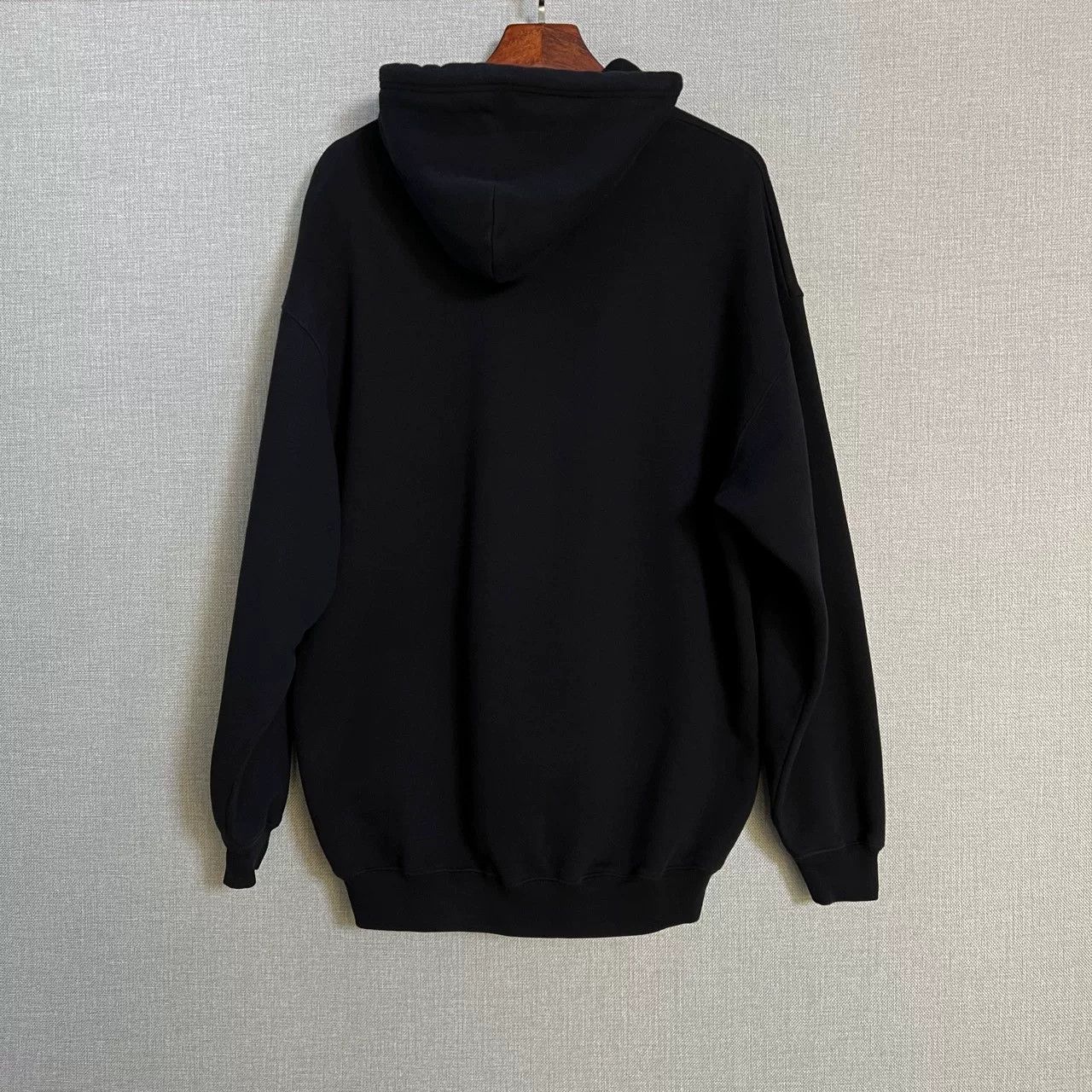 Balenciaga Balenciaga Black Crown Wheat Logo Hoodie Size US M / EU 48-50 / 2 - 2 Thumbnail