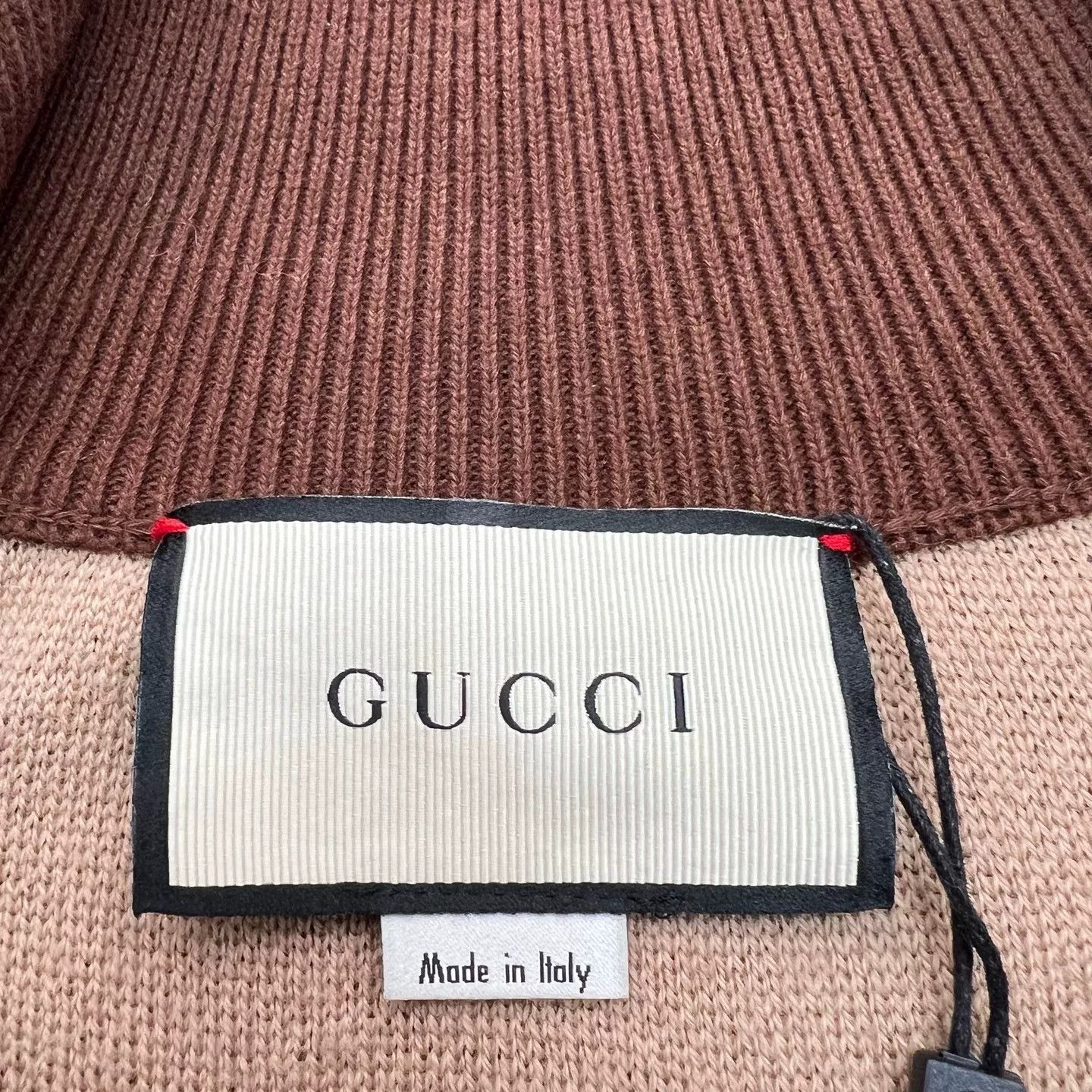 Gucci Gucci Brown GG Logo Zip Knit Jacket Size US S / EU 44-46 / 1 - 5 Thumbnail