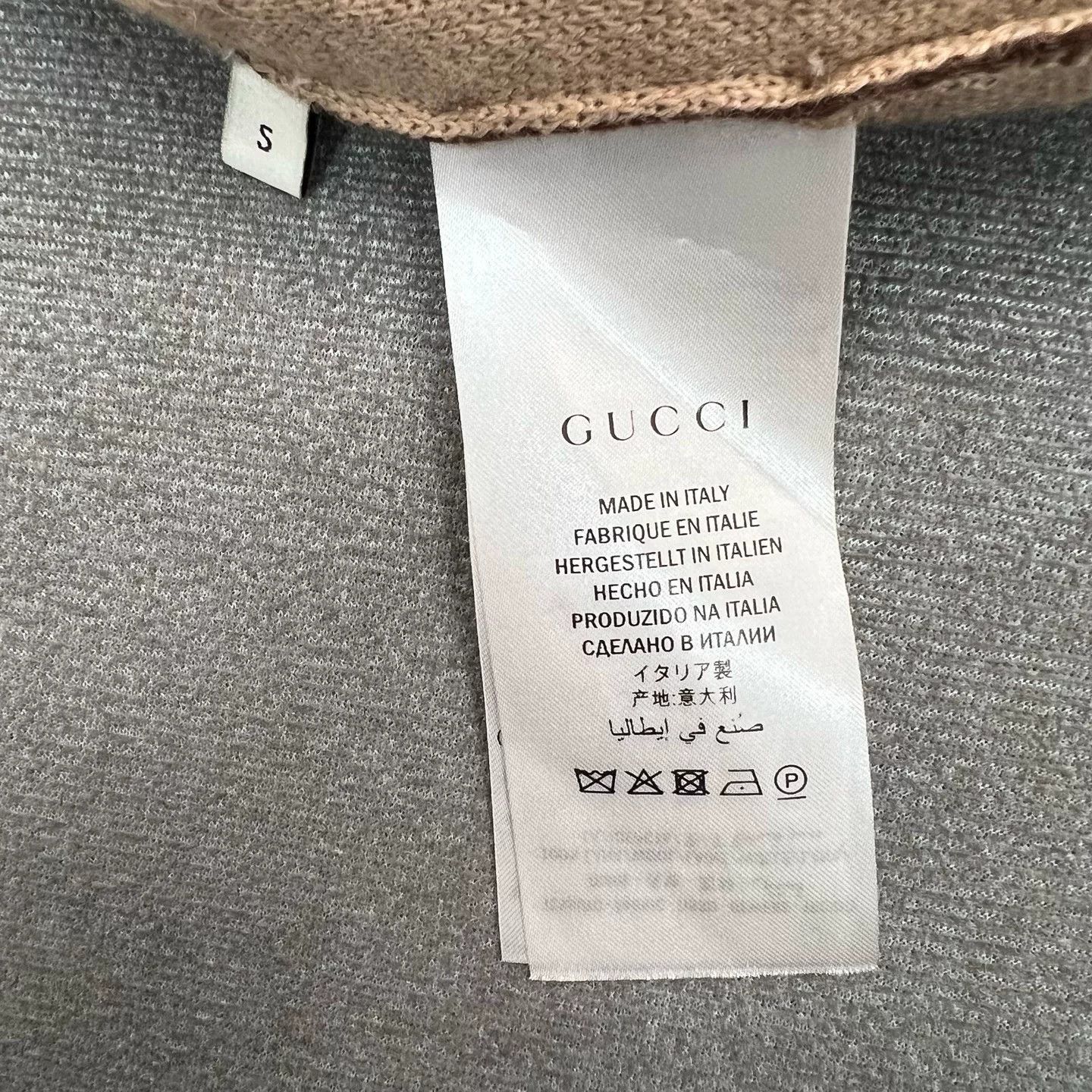 Gucci Gucci Brown GG Logo Zip Knit Jacket Size US S / EU 44-46 / 1 - 6 Thumbnail