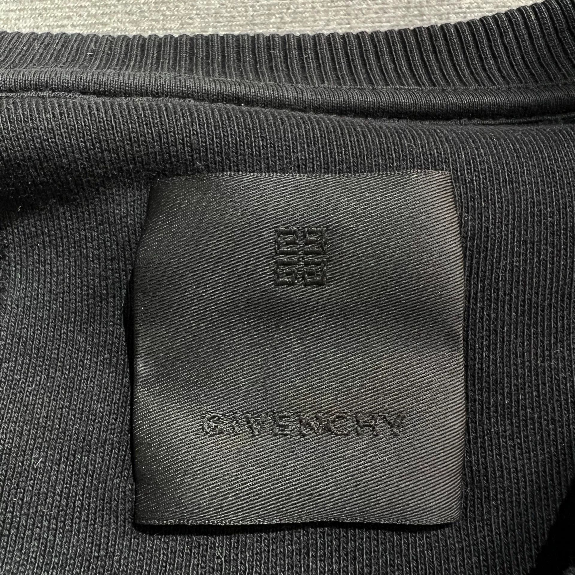 Givenchy Givenchy Black Embroidered Tiger Logo Hoodie Size US XL / EU 56 / 4 - 4 Thumbnail