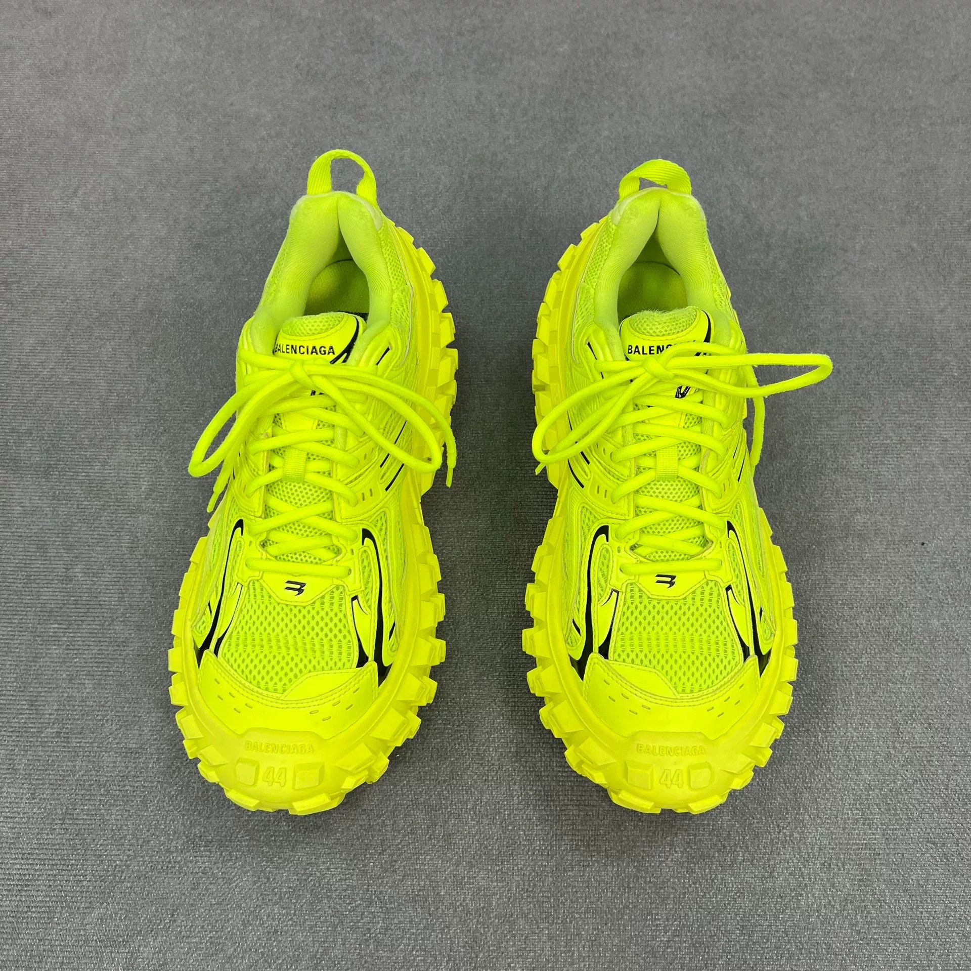 Balenciaga Balenciaga Defender Fluorescent Green Sneakers Size US 10 / EU 43 - 3 Thumbnail