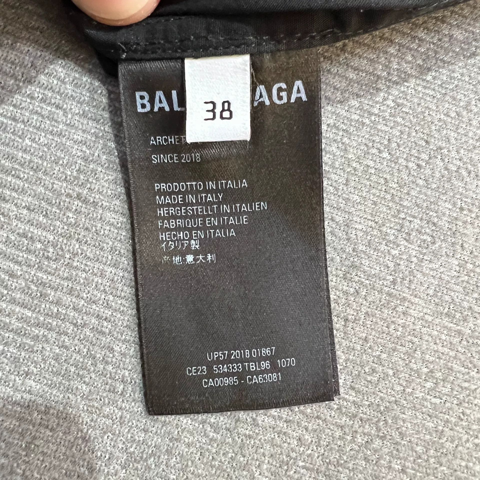 Balenciaga Balenciaga Black Logo Print Shirt Size S / US 4 / IT 40 - 5 Thumbnail