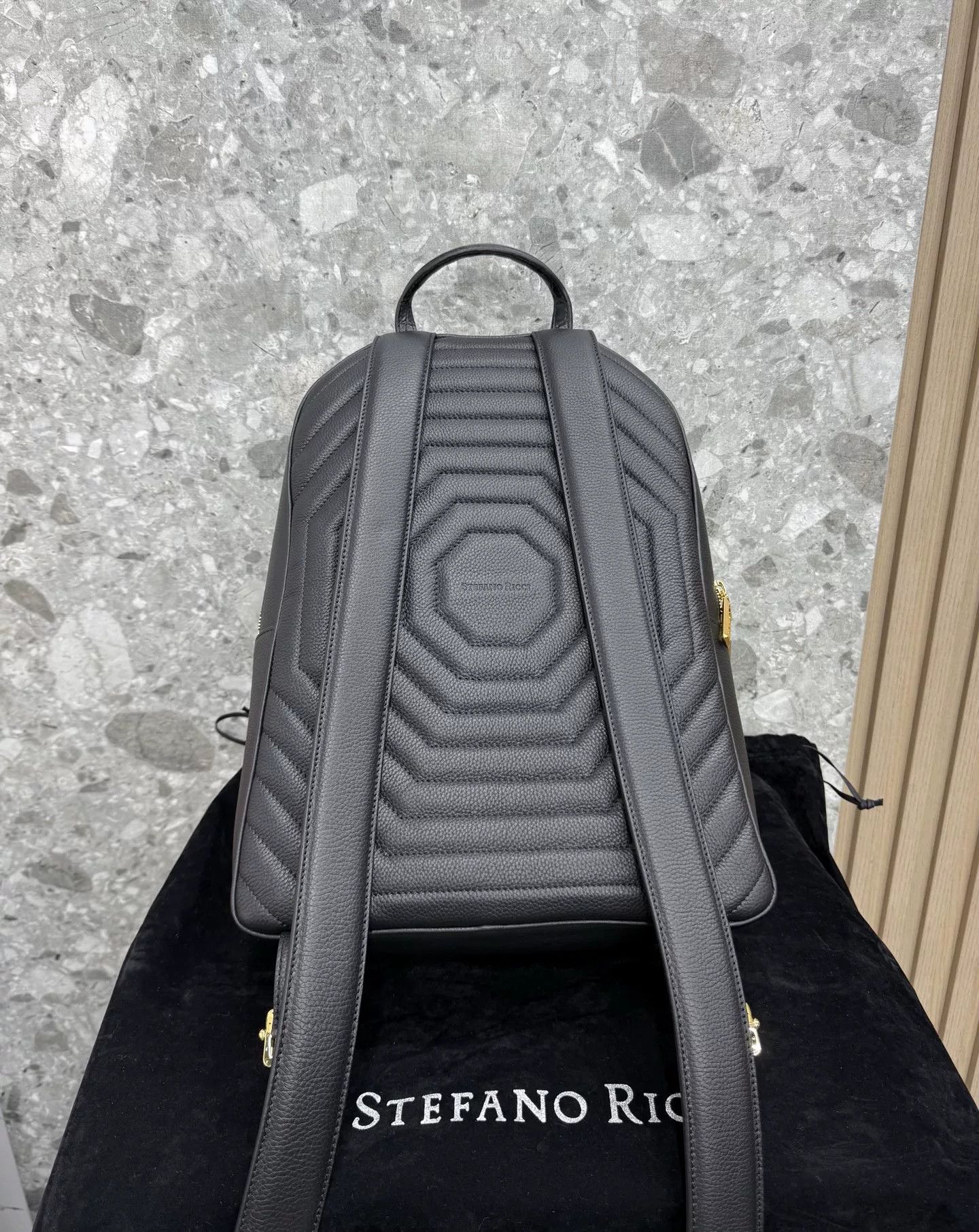 Stefano Ricci Stefano Ricci 25SS Crocodile Patchwork Backpack Size ONE SIZE - 6 Thumbnail