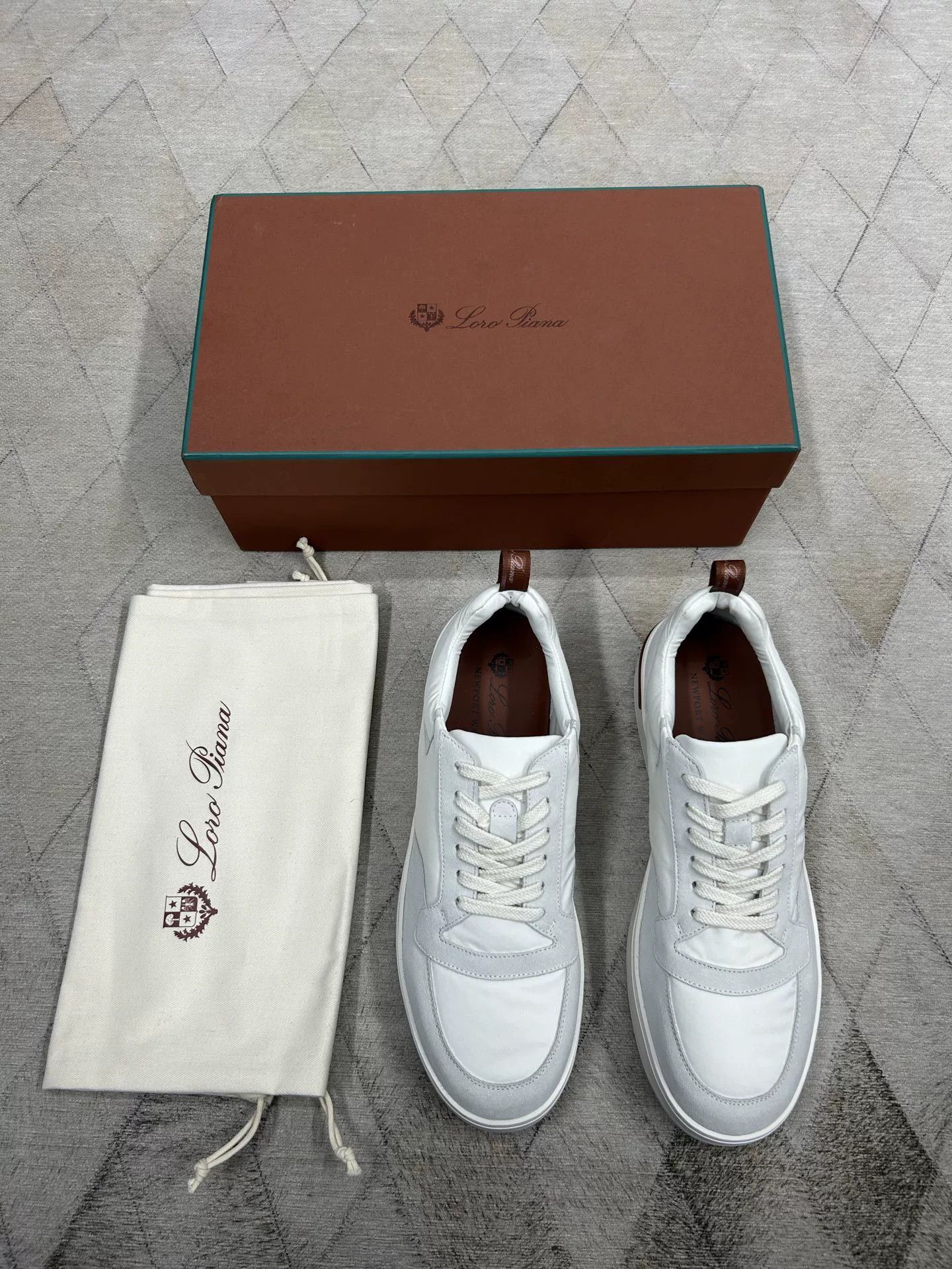 Loro Piana Loro Piana Classic White Sneakers Size US 9 / EU 42 - 4 Thumbnail