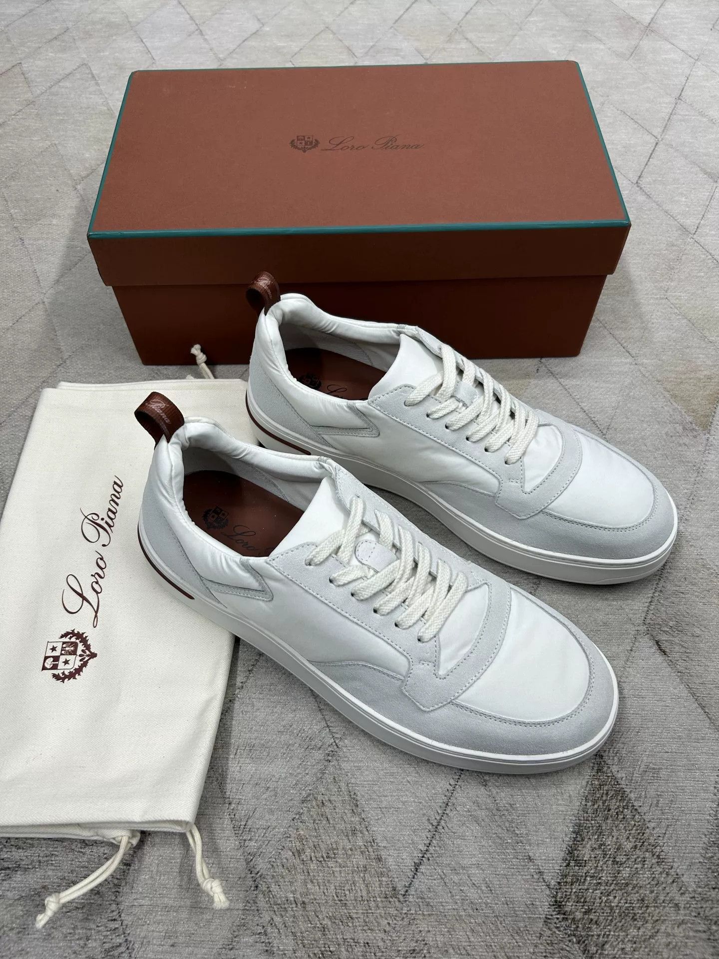 Loro Piana Loro Piana Classic White Sneakers Size US 9 / EU 42 - 3 Thumbnail