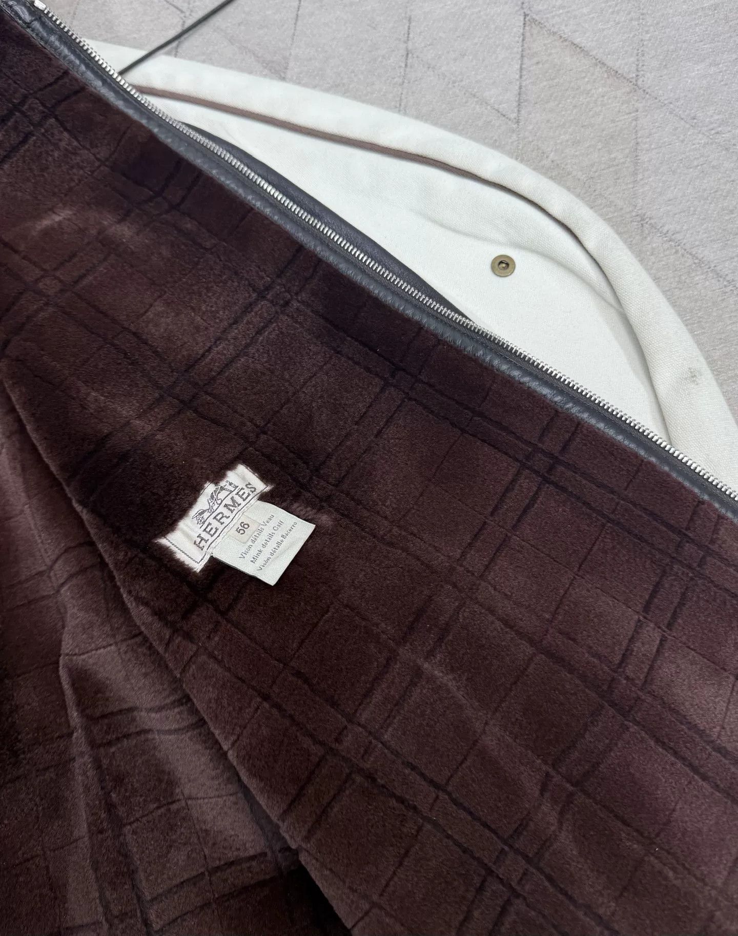 Hermes Hermes Autumn Winter Hooded Mink Jacket Size US XL / EU 56 / 4 - 4 Thumbnail