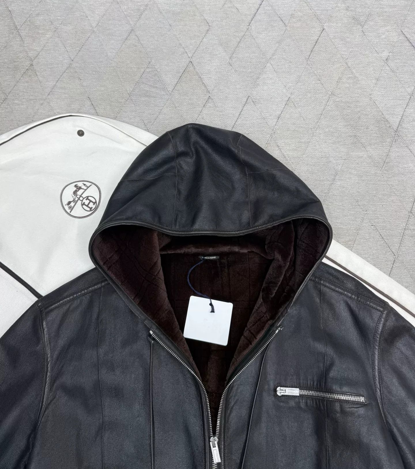 Hermes Hermes Autumn Winter Hooded Mink Jacket Size US XL / EU 56 / 4 - 2 Thumbnail
