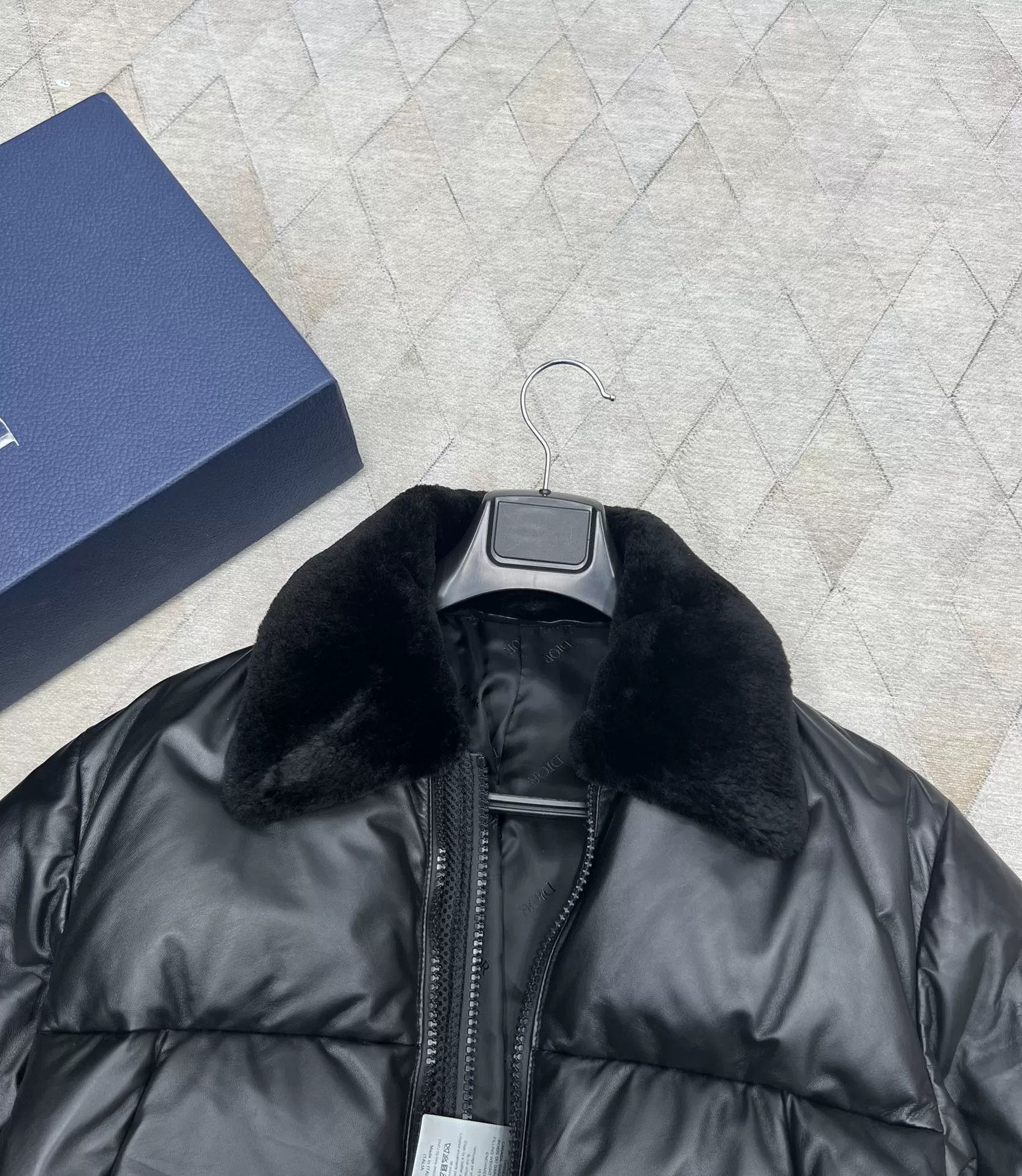 Dior Dior Men Fur Collar Pilot Leather Down Jacket Size US S / EU 44-46 / 1 - 3 Thumbnail