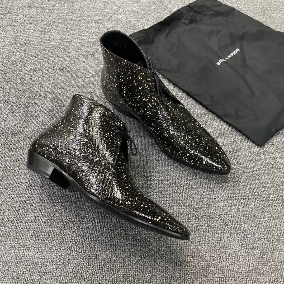 Saint Laurent Paris YSL Saint Laurent Ankle Boots 40-41 Size US 7 / EU 40 - 6 Thumbnail