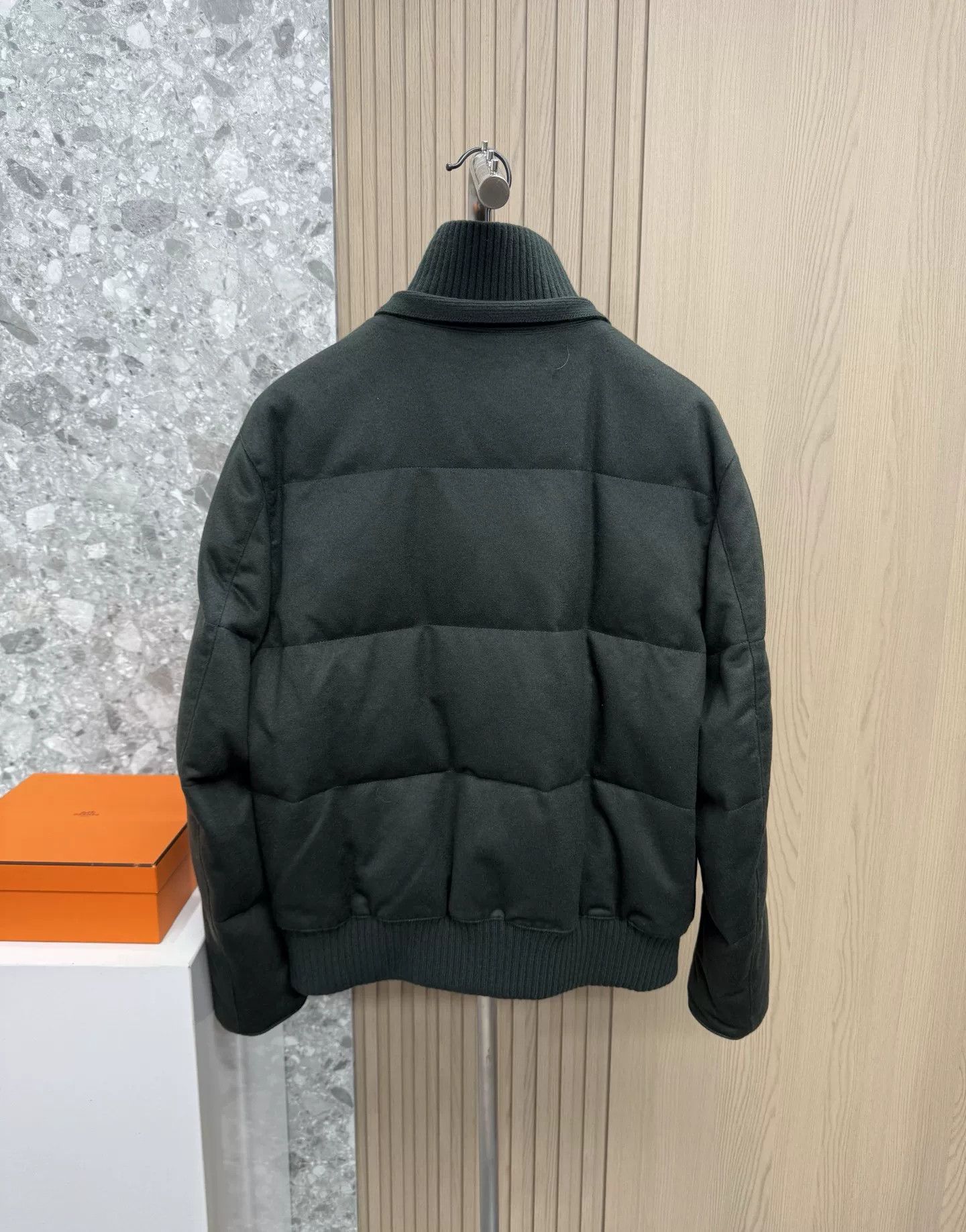 Hermes Hermes Cashmere Knitted Collar Down Jacket Size US L / EU 52-54 / 3 - 7 Thumbnail