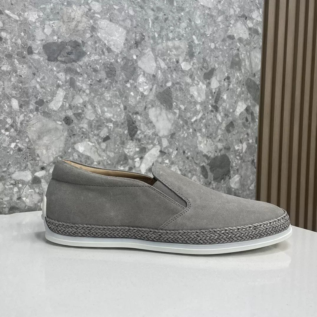 Tod's Tods 2023 Spring/Summer Woven Suede Loafers Size US 6 / EU 39 - 2 Thumbnail