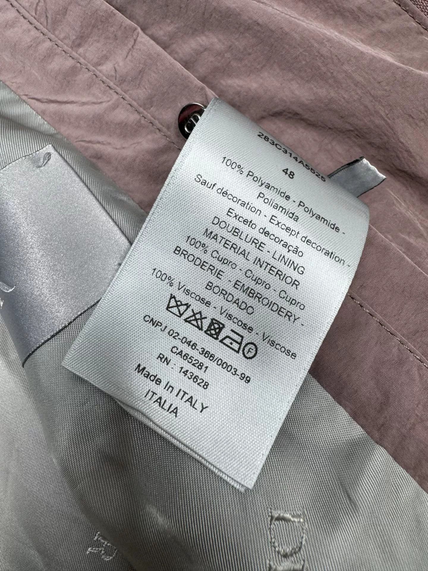 Dior Dior Man Logo Embroidered Trench Coat Size US M / EU 48-50 / 2 - 7 Thumbnail