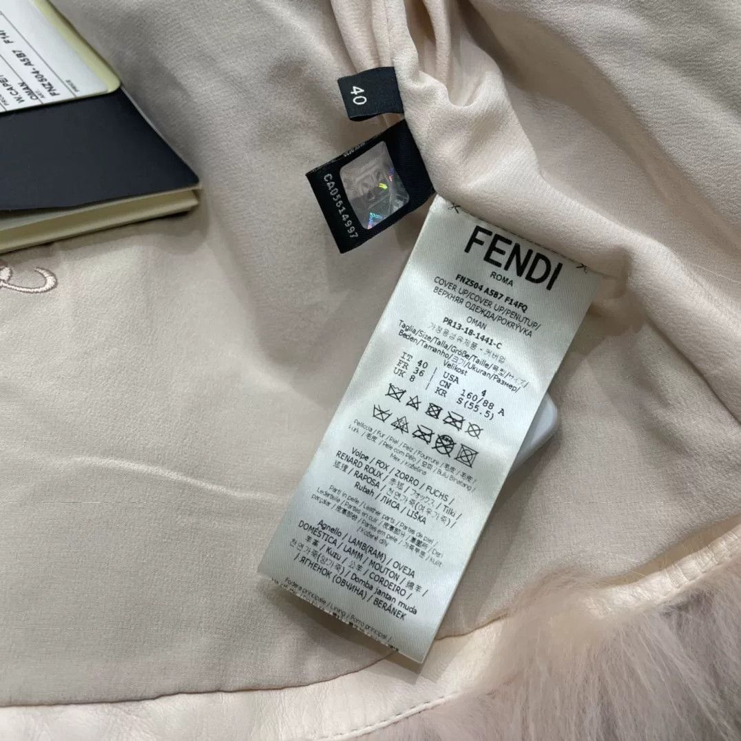 Fendi Fendi Fox Fur Cape Coat Size S / US 4 / IT 40 - 3 Thumbnail