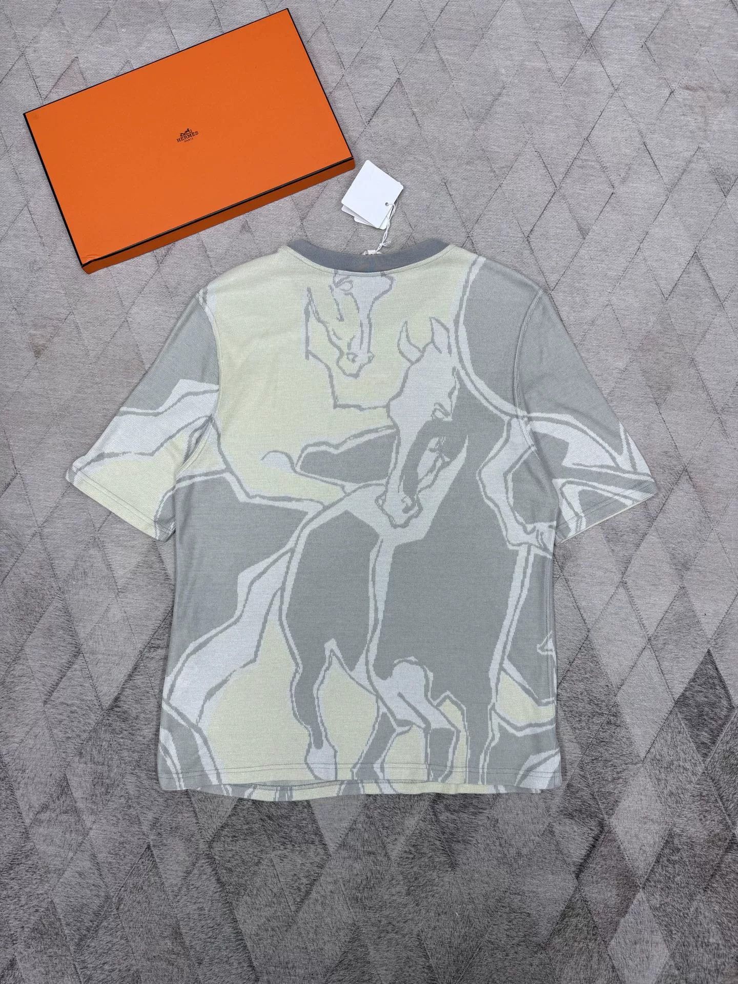 Hermes Hermes Spring Summer Horse Knit T-shirt Size US M / EU 48-50 / 2 - 5 Thumbnail