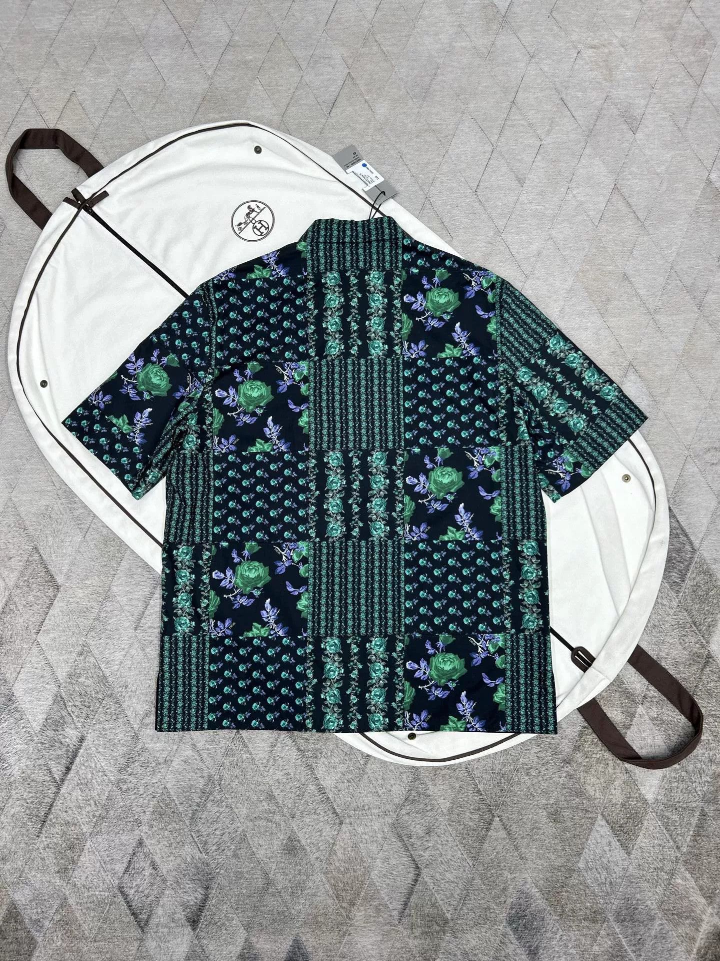 Dior Dior Floral Short-Sleeve Shirt Size US XXS / EU 40 - 4 Thumbnail