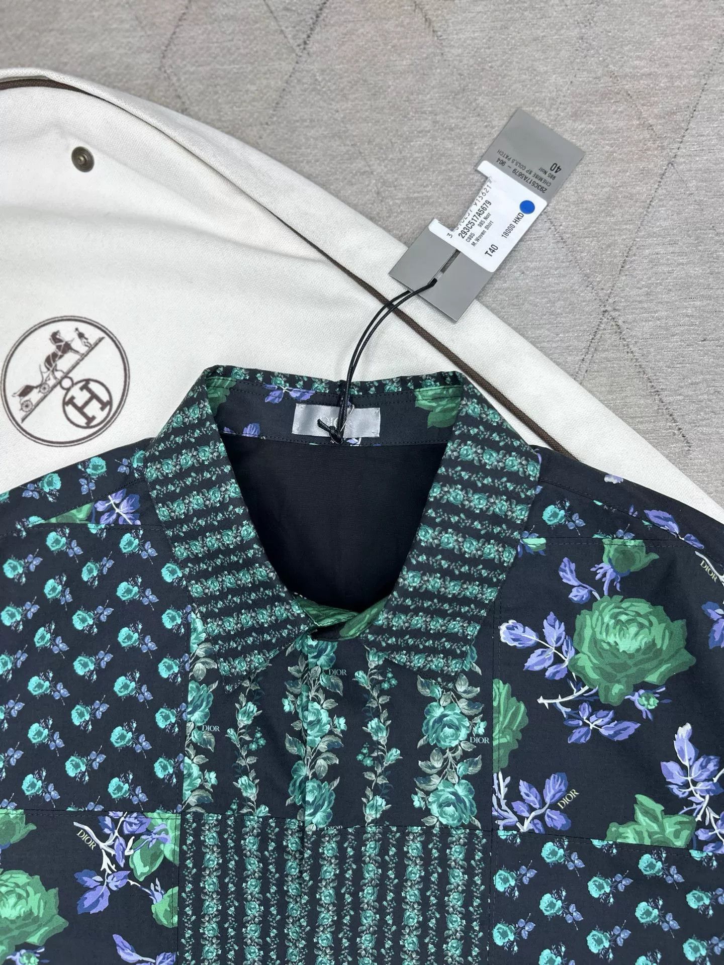 Dior Dior Floral Short-Sleeve Shirt Size US XXS / EU 40 - 2 Thumbnail