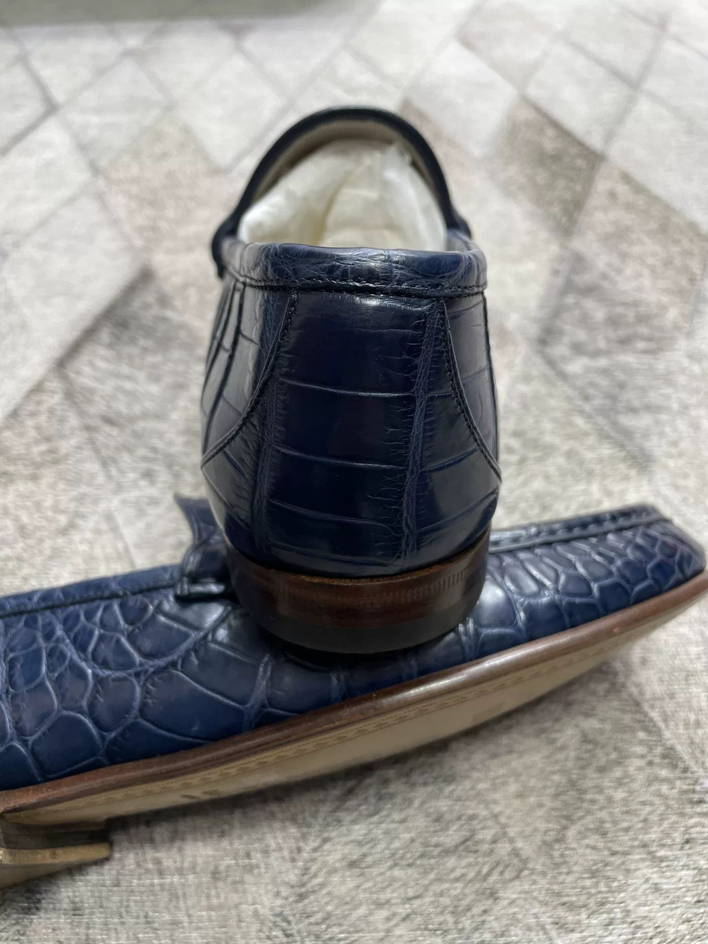 Gucci Gucci Crocodile Leather Loafers Size US 8.5 / EU 41-42 - 3 Thumbnail