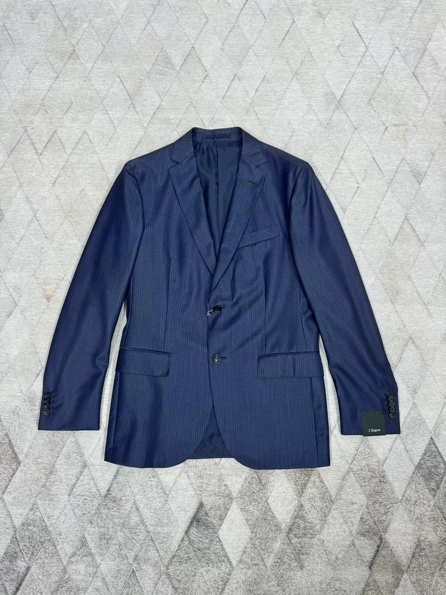 Ermenegildo Zegna Zegna Men's Wool Suit Size US M / EU 48-50 / 2 - 2 Thumbnail