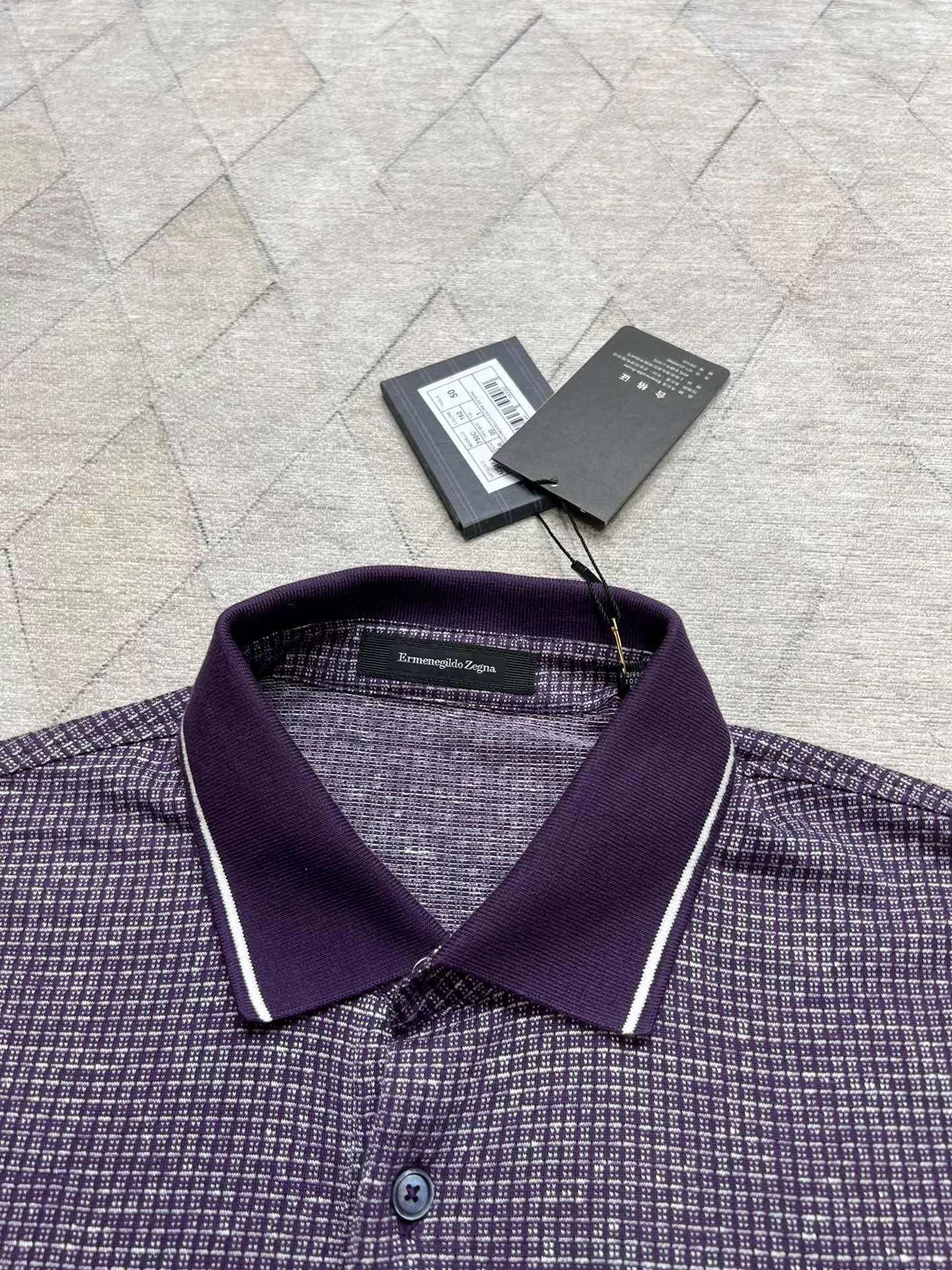 Ermenegildo Zegna Ermenegildo Zegna Linen Cotton Knit Polo Size US M / EU 48-50 / 2 - 3 Thumbnail