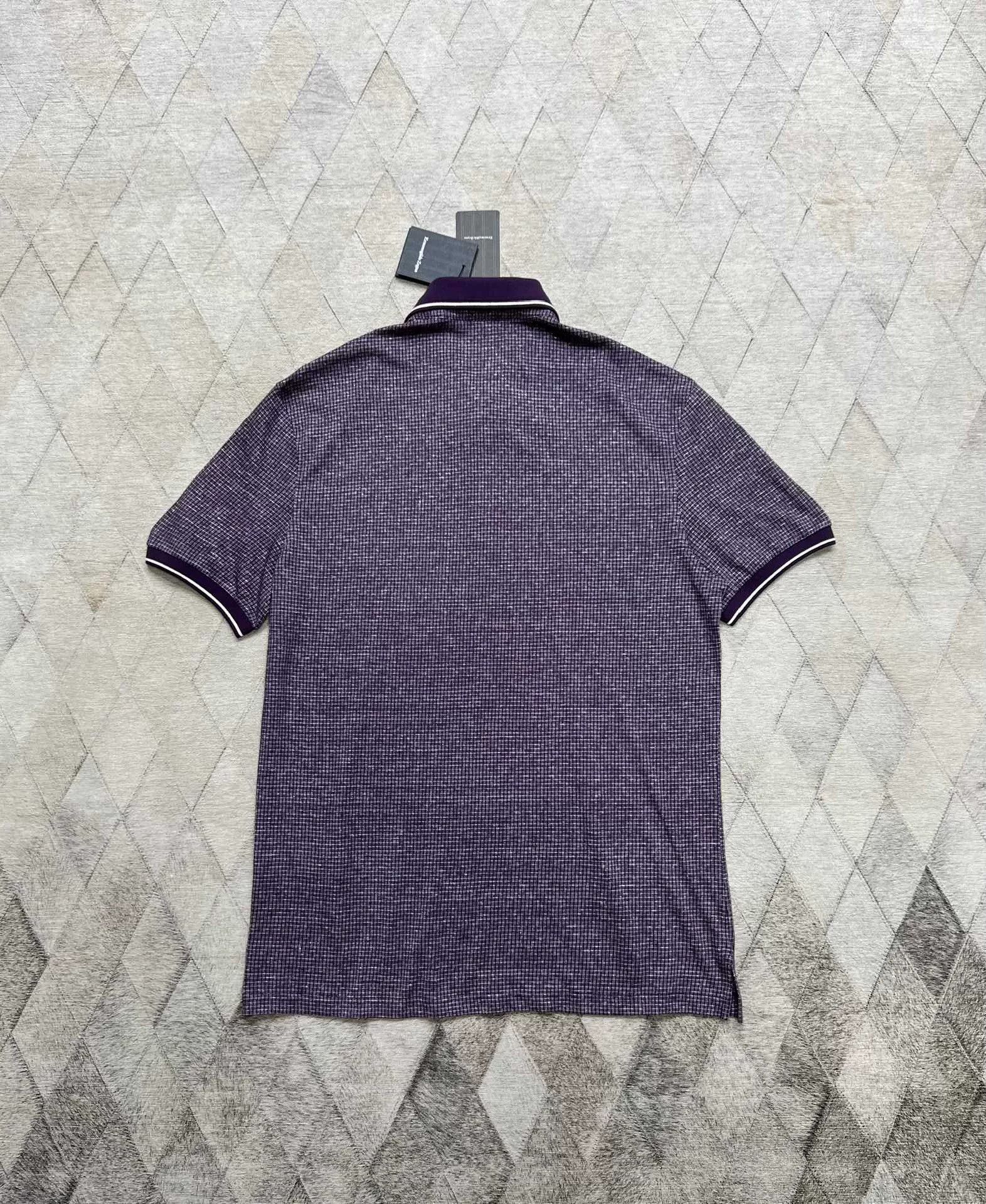 Ermenegildo Zegna Ermenegildo Zegna Linen Cotton Knit Polo Size US M / EU 48-50 / 2 - 6 Thumbnail